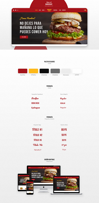 Burgershot branding design graphic design ui ux web design