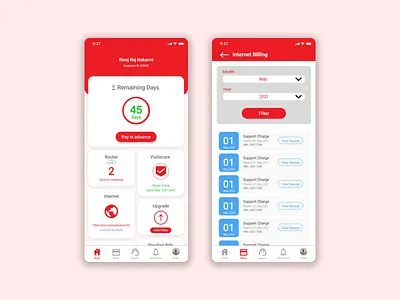 Vianet Mobile App Redesign design mobile mobile app ui usability ux