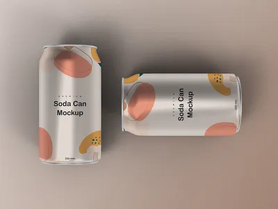 Can Mockup 3d animation branding can design drink envato graphic design illustration landing logo mockup motion graphics soada texture themeforest typography ui web