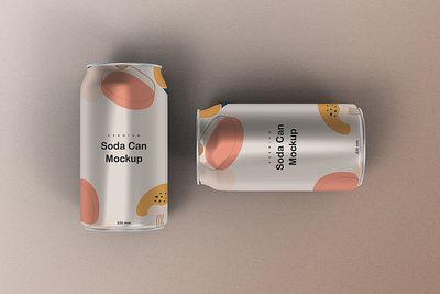 Can Mockup 3d animation branding can design drink envato graphic design illustration landing logo mockup motion graphics soada texture themeforest typography ui web