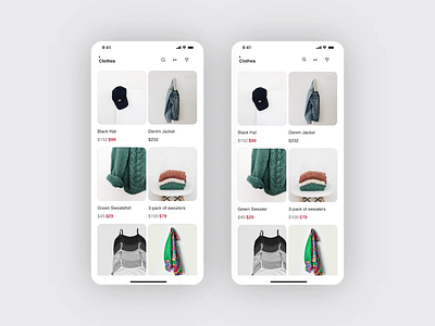 Ecommerce shop | mobile application animation app branding concept design ecommerce figma gray minimal mobile mock up motion graphics shop ui video