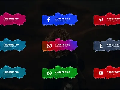 Free Download: Social Media Lower Third After Effect Templates after effect cc 2018 after effect video templates after effects cc after effects project files animation corporate design illustration logo promotional social media lower third