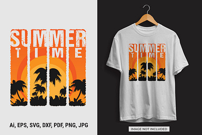 Summer Time T-shirt Design beach palm tree summer summer beach summer t shirt design summer time summer tshirt t shirt t shirt design tshirt tshirt design