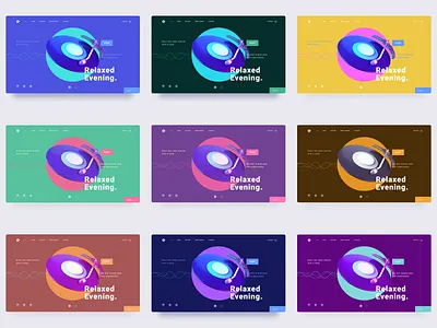 A web color matching experiment - music web 3d color matching color research music musicui musicweb record ui web web design web ui