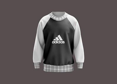 Adidas Sweatshirt Mockup adidas brand branding clothing design design template designs gym wear illustration mens new premium psd mockup sweat shirt