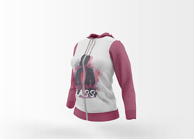 Girl Pink Hoodie Mockup branding clothing design design template designs girls gym wear illustration jacket pink psd psd mockup sweat shirt web women