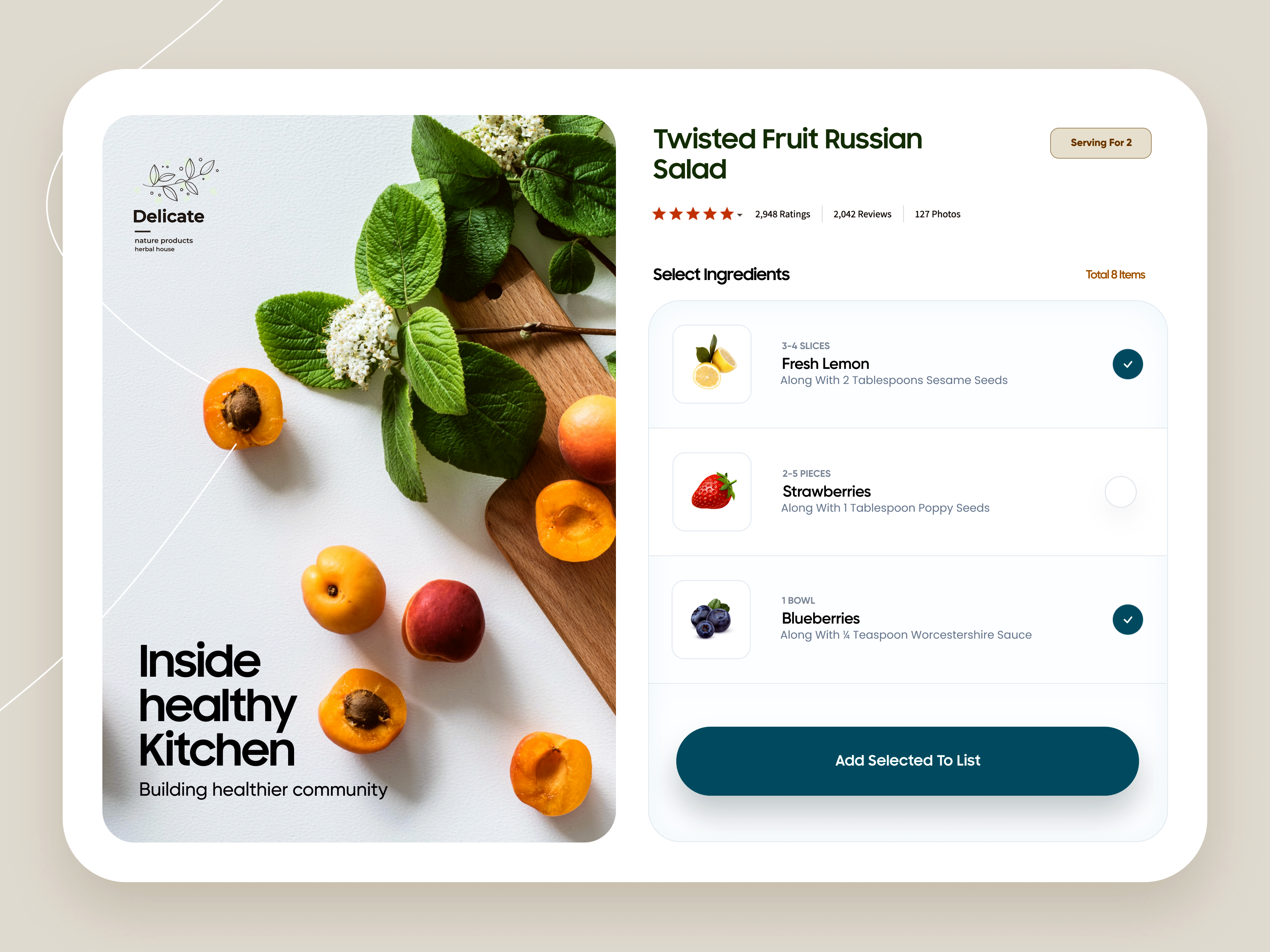 Example of UX/UI Product Design 