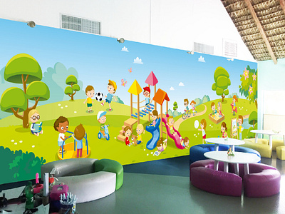 Mural Illustration branding design graphic design graphicdesigner illustration image corporative logo vector