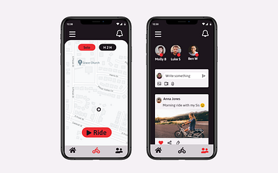 Cycle pal app design mobile design ui design