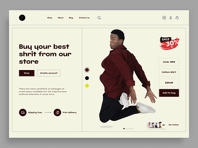 Clothing Brand Ecommerce Website 2021 ui design clothing brand ecommerce website creative design design dribbbble e commerce website landing page landing page concept minimal design shop landing page design trend ui ux