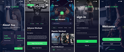 Fitness App fitness app fitness ui