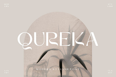 Qureka Display Font advertising font branding font classy fonts display font display fonts elegant font fashion fonts gradient font lettering logo font magazine font minimalist font modern font sans serif font serif font stylish font typeface typography unique font