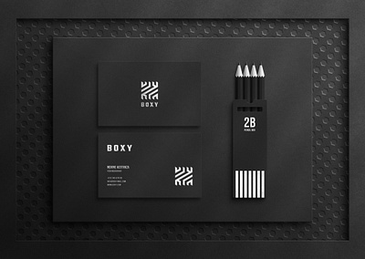 Stationery Mockup Design black branding business business card corporate dark design logo luxury mockup modern presentation silver