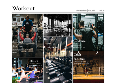 Gym Homepage clean design figma gym homepage minimalism photoshop simple ui ux web design website workout