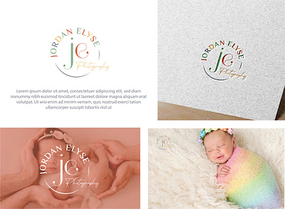 Newborn Photography Logo business card and stationary concept logo letter logo design logo logodesign newborn photography logo photography logo