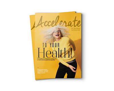 Accelerate Magazine editorial magazine typography