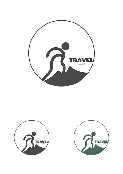 Travel Agency or Adventure branding design graphic design icon illustration logo typography ui ux vector