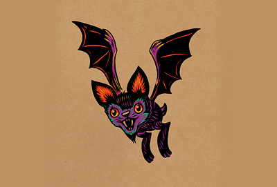 WEENZINE EIGHT art bat character cute design drawing halloween illustration spooky