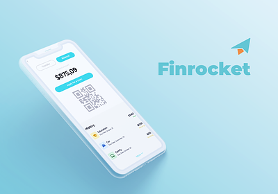 Finrocket app design ui ux