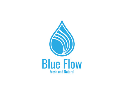 Water Logo abstract branding design drink graphic design illustration logo vector