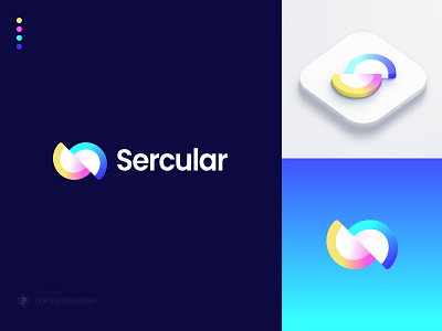 Letter S Logo - S Monogram - S Gradient Logo - Sercular 3d ahmed rumon animation branding branding design identity colorful creative design gradient logo hire logo designer initial letter logo letter s logo logo modern logo o p q r s t u v x y z rumzzline s logo design s monogram uiux visual branding