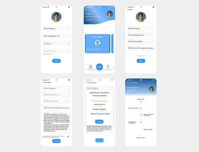 SWAC Reporting App app design ui ux