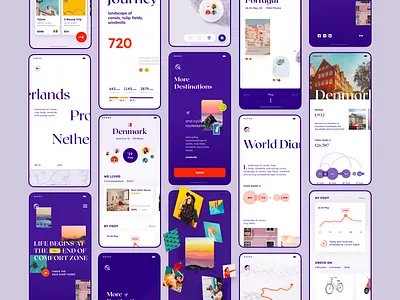 worlddiary clean dashboard mobile planning schedule simple travel traveling trip ui voit xandovoit