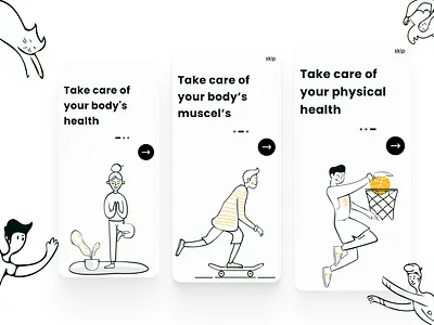 Fitter App design mobile mobile app mobile ui ui ui design uiux uiuxdesign ux