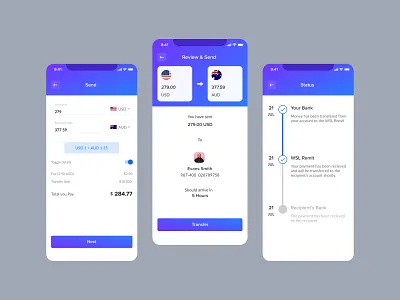 Fintech Mobile App UI Design android android app app design bank banking crypto finance fintech funds ios ios app minimal modern ui design money money transfer stocks transfer ui design ui ux design wallet