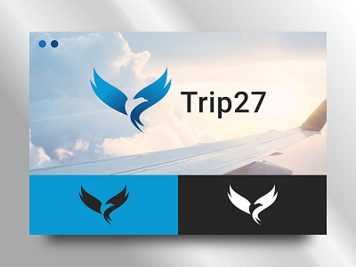 Bird trip logo adventure bird brand design graphic design logo logo design logos memorable modern nature simple tourism trip