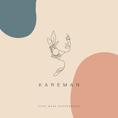 Kareman hand made jewelry Branding branding design icon illustration logo typography