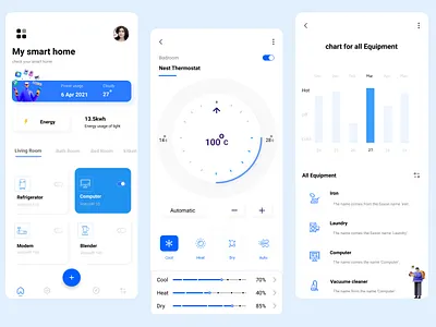 Hi Friends,Design smarthome graphic design ui