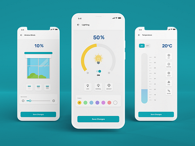 Meeting Room Controls adobe xd mobile design ui design ux design