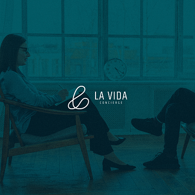 Logo sample for La Vida app branding design graphic design icon illustration illustrator logo typography vector