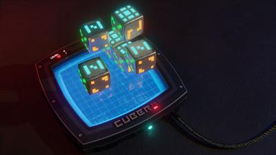 CUBER™ - Update 3d blender cycles puzzle sci fi