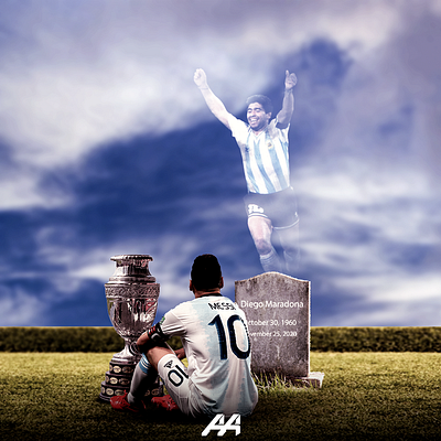 it's for you Diego argantina copa football footballdesign legend maradona messi sport