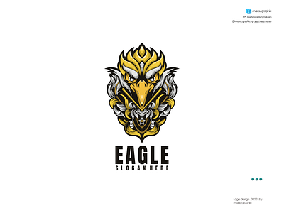Eagle Mascot Logo branding design icon illustration logo logo design logotype vector