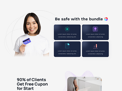 Bundle – Bank Website (Concept) autolayout bank bankcard design dribbble figma icons landingpage ui ux website