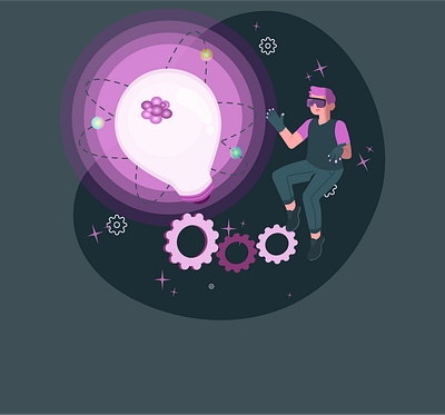 Future Technology Illustration branding design figma future future technology ideas illustration technology ui ux web