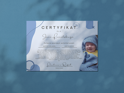 Volunteer certificate certificate charity volunteer