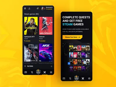 Games Bolt Responsive Design application clean dashboard esports game gaming gaming dashboard icons logo responsive ui ux