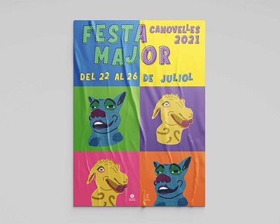 Festa Major Canovelles 2021 colors creativity design graphic design illustration pop popart smile