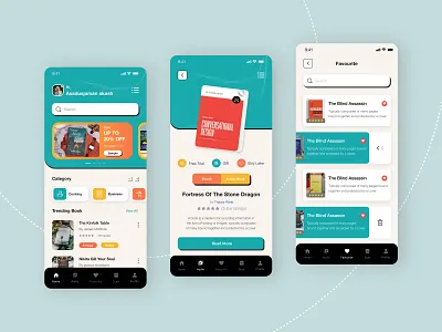 E-book App UI Design app design audio book book store e audiobook ebook ebook app minimalist mobile app mobile design modern ui online book online book app online book store online bookstore online education reader app reading app reading book ui design ux design