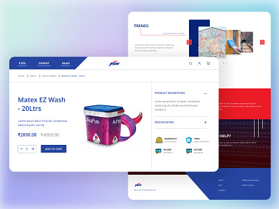 Ecommerce website adobe xd design ecommerce ui user experience ux website