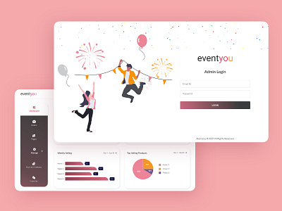 Event management dashboard admin panel adobe xd dashboard design ui user experience ux web app