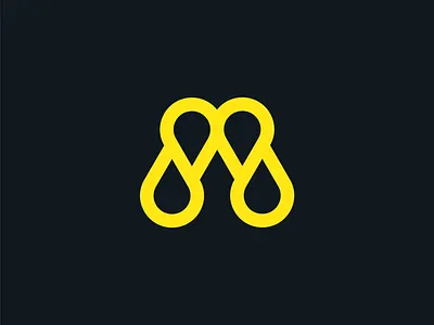 M Tear 2d branding creative design easy flat graphic design icon idendity illustration illustrator kapanadze logo logotype m minimal monogram simple symbol vector