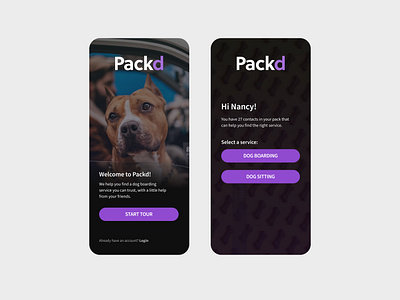 Dog Boarding App app application calm dog figma graphic design mobile product design research trustworthy ui ui design ux design