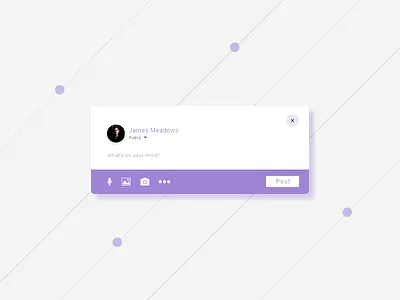 Status Update UI dailyui dailyuichallenge design status update ui