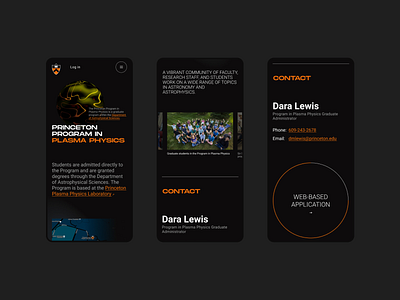 Mobile adaptive version adaptive black branding dark design gradient minimal mobile orange plasma ui