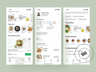 Matilda app branding delivery food graphic design matilda restaurants sudhan typography ui